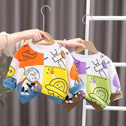 Baby Boys Girl Cartoon Cotton Casual T-Shirt Sportswear