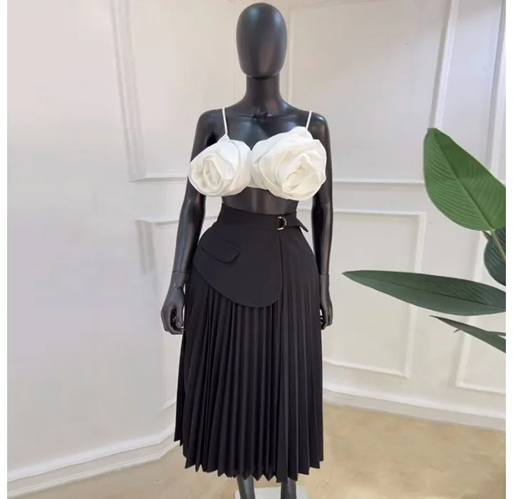 Elegant Sweet and Fresh High Waist Irregular Skirt
