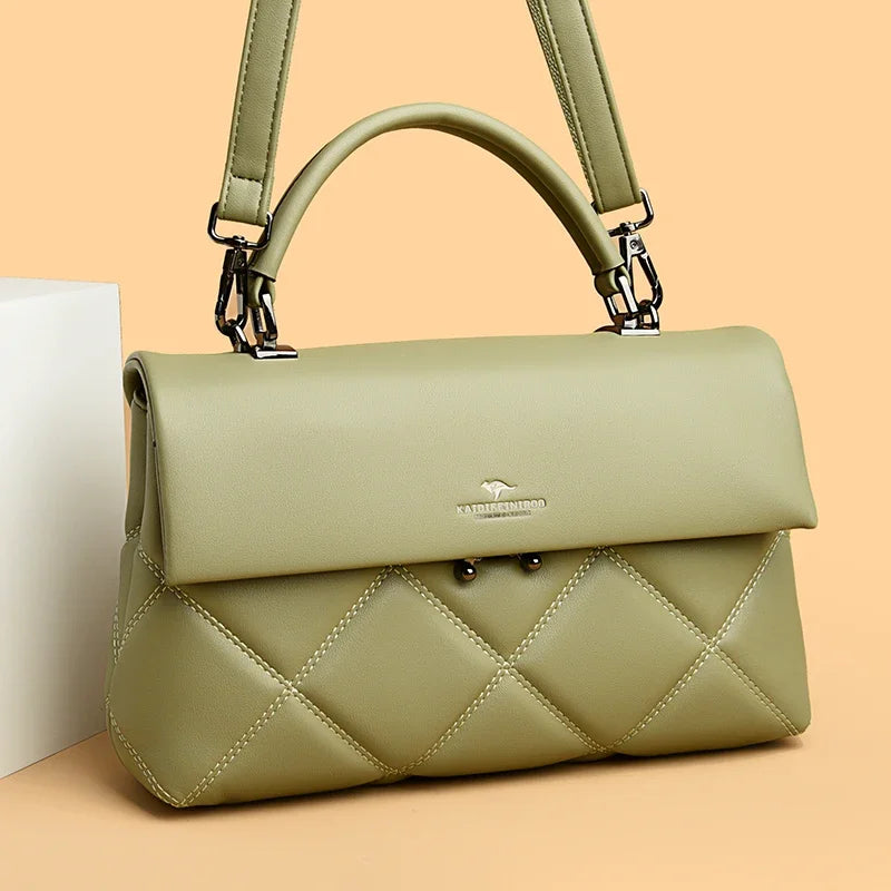 Designer Luxury Shoulder Soft Leather Crossbody Bag