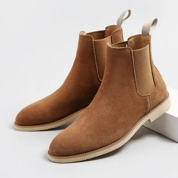 Retro Suede Genuine Leather Boots