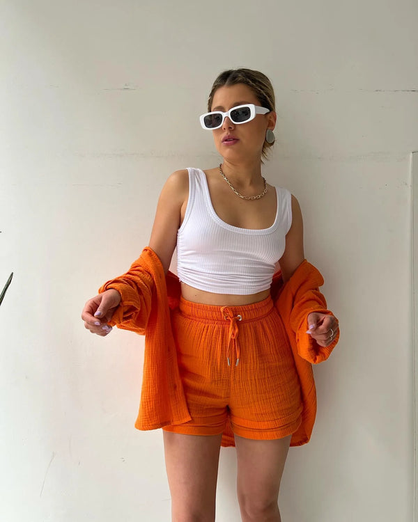 Casual Loose Short Pants Sets