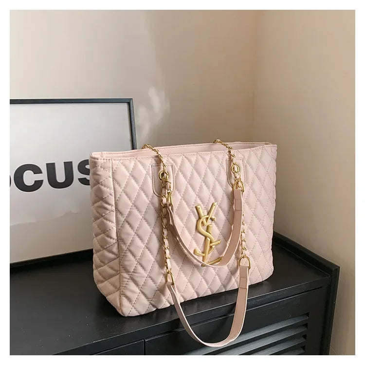 Elegant Designer Leather Tote Bag