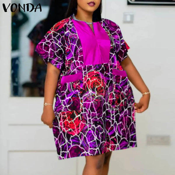 Ankara Mini Dress Summer