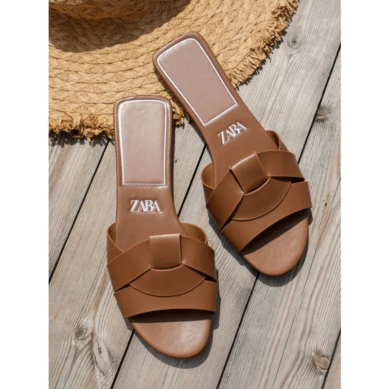 Designer New Sandals Low Heel Comfortable Slippers