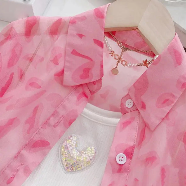 Sunscreen Jacket + Shorts Two-piece Set
