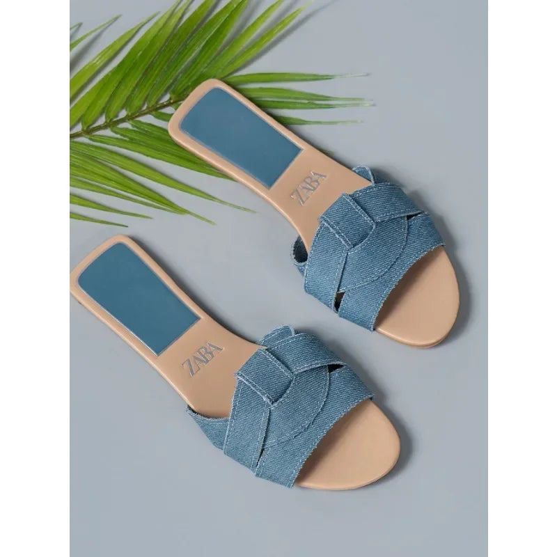 Designer New Sandals Low Heel Comfortable Slippers