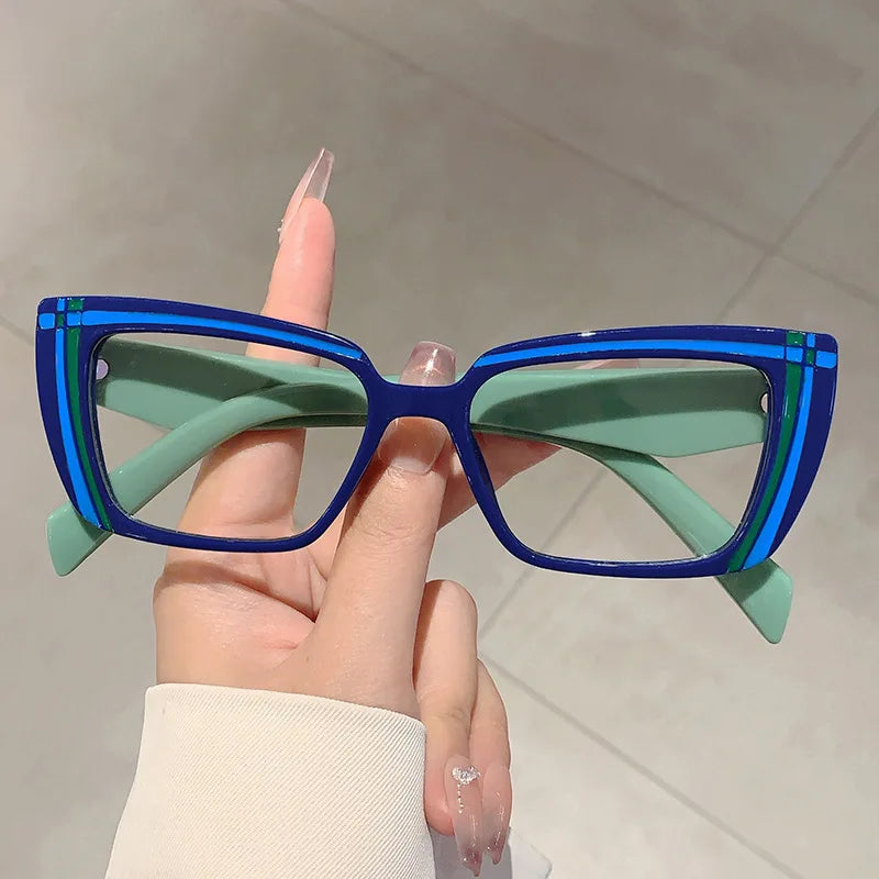 Vintage Anti Blue Light Optical Square Glasses Frame