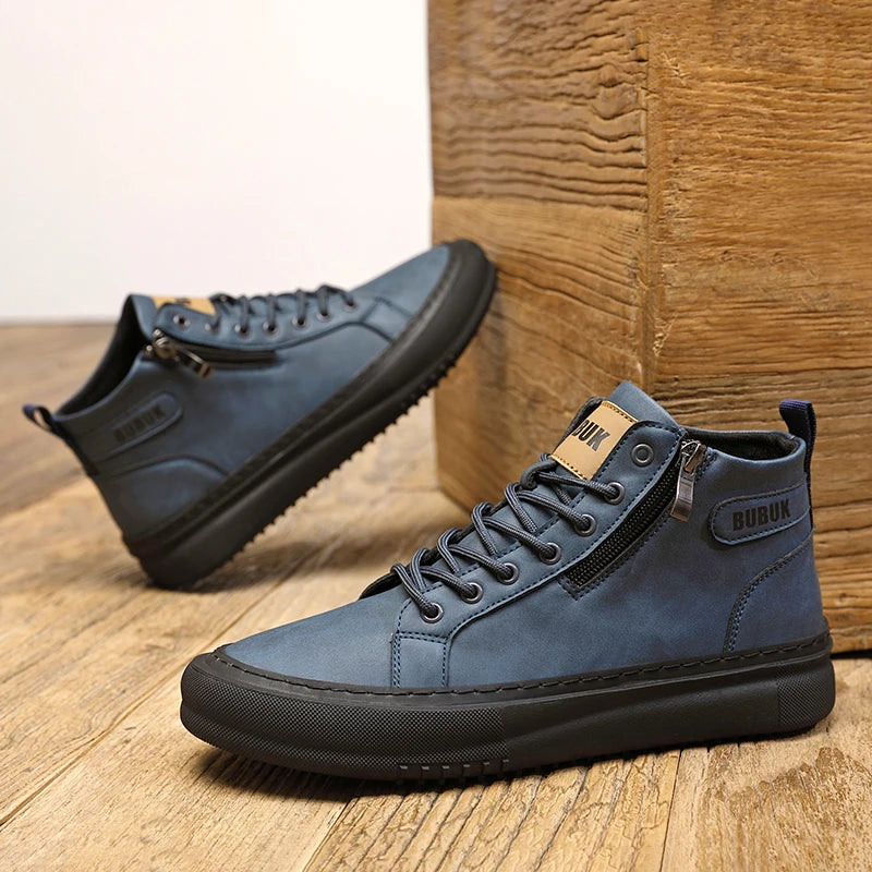 Trendy Lace-Up Lightweight Mid-Top Shoes