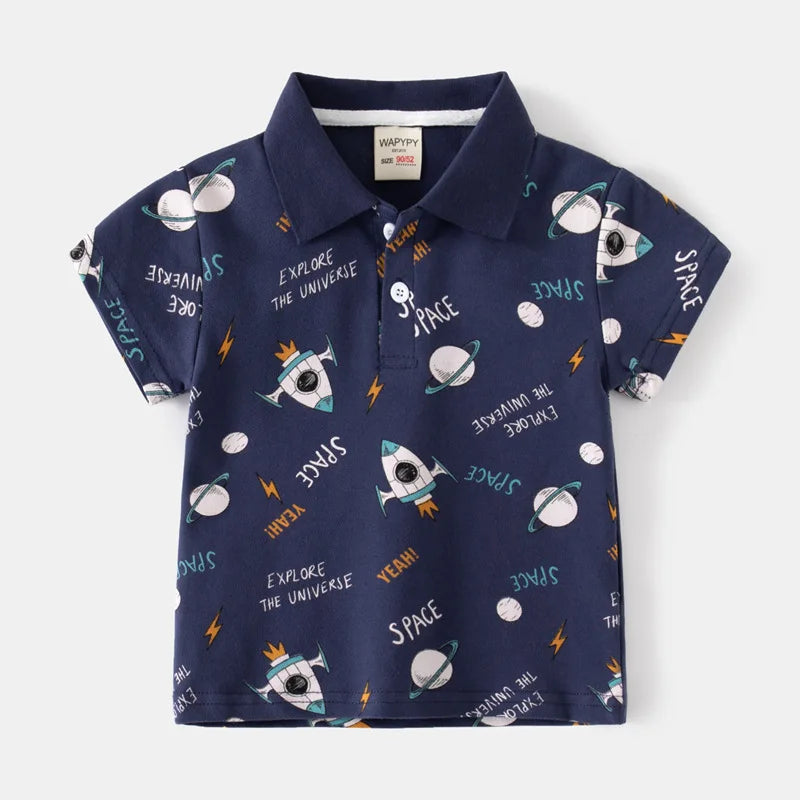 Polo Shirts Luxury Stand Collar Sport