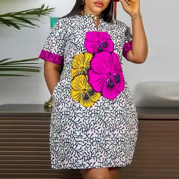 Ankara Sundress Mini Dress