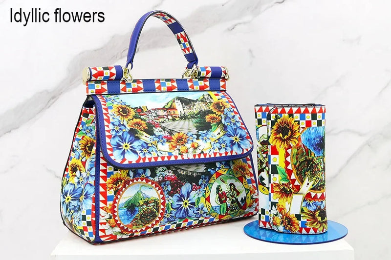 Classic Crossbody Handbags Luxury Purse Suit