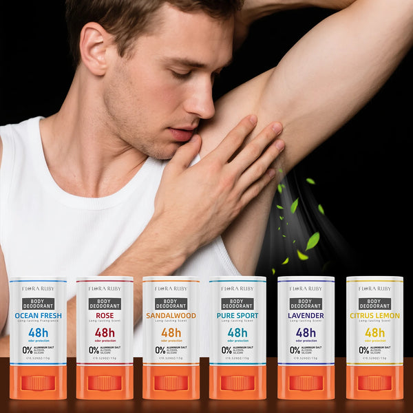 Deodorant  & Perfume Balm Long-Lasting 48H Pure Sport Fragrance  Scent Deodorizing