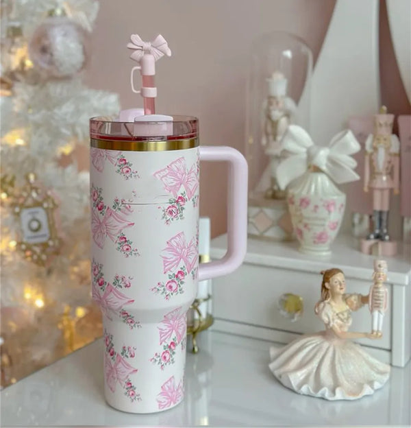 Romantic Mug Tumbler Stainless Steel Coffee Termos Cup
