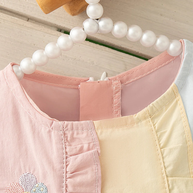 Sweet And Cute Candy Color Girl Dress