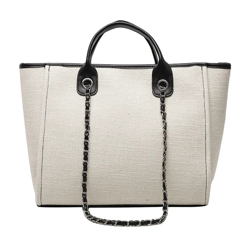 Bucket Tide High-Capacity Chain Tote Bag