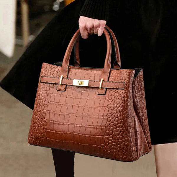 Soft Leather Designer Handbag