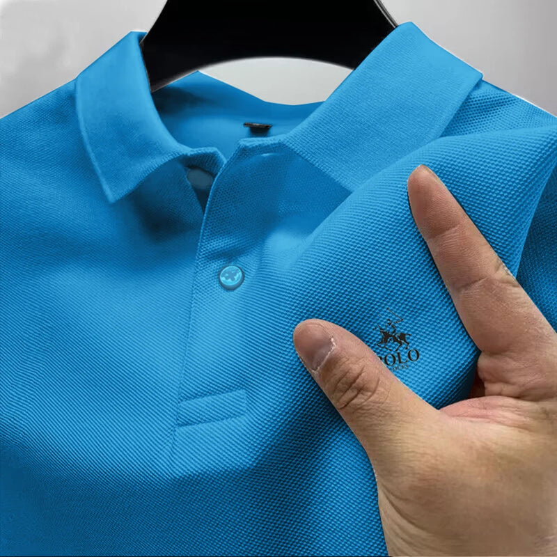 Business Polo high-quality short sleeved