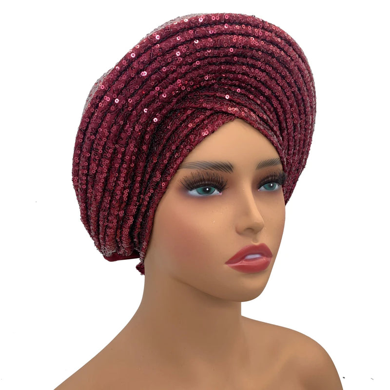 Readymade Autogele Turban Cap