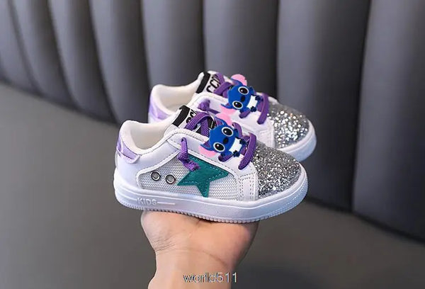 Disney Mickey Minnie Girls Sneakers Fashion Kids Baby Toddler