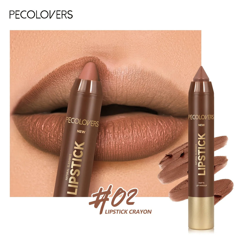 Velvet Contouring Lip Liner Crayon, Matte Tapered Gradient Lipstick Pen