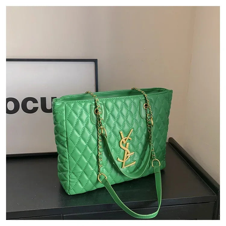 Elegant Designer Leather Tote Bag