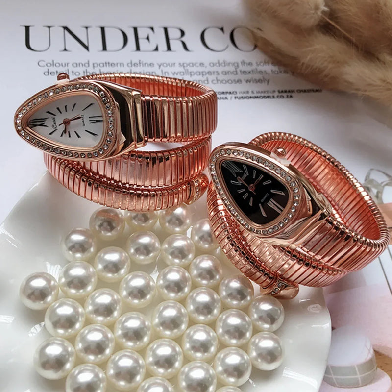 Women Quartz Watch Bracelet Stainless Steel