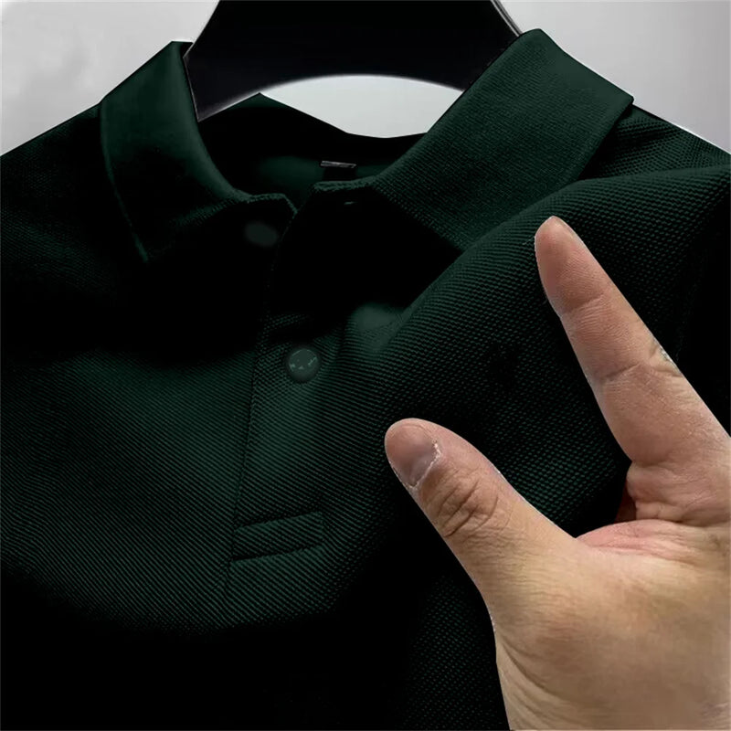 Summer high-end men's polo shirt
