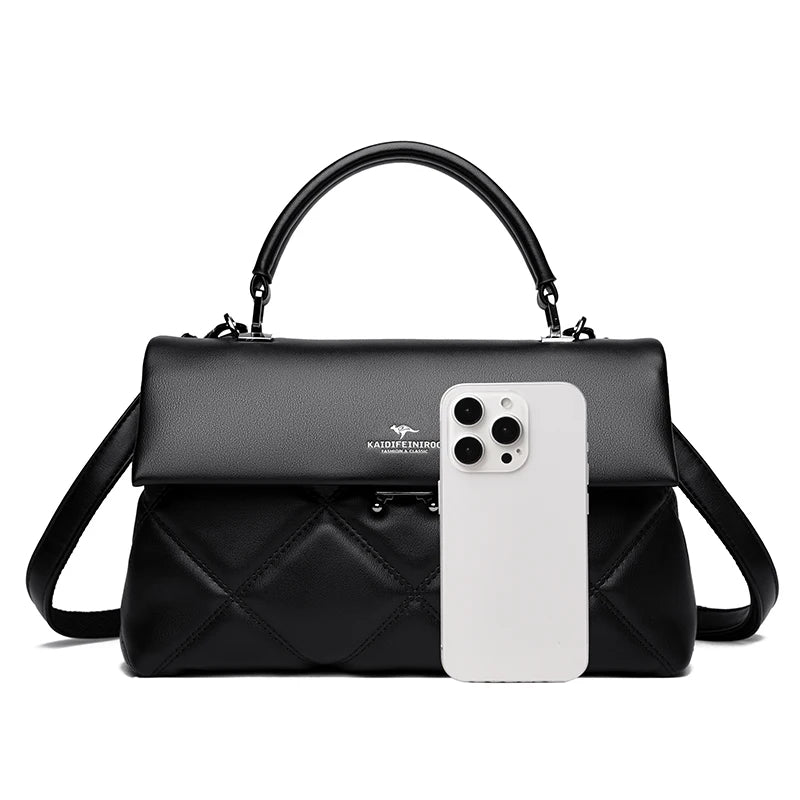 Designer Luxury Shoulder Soft Leather Crossbody Bag