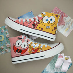 sneakers Spongebob Squarepants student skates girls