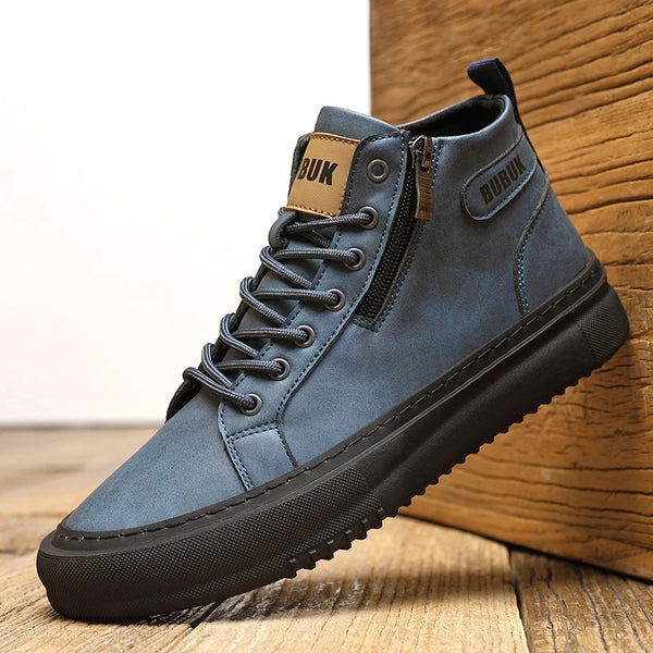 Trendy Lace-Up Lightweight Mid-Top Shoes