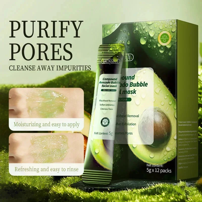 Salicylic Acid Pore Shrinking Mask Quick Elimination Large Pores Remove Blackehead Tighten Face Smooth Skin