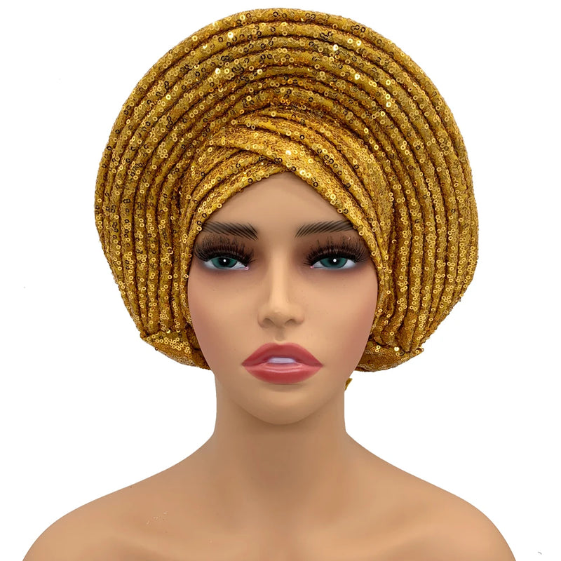Readymade Autogele Turban Cap