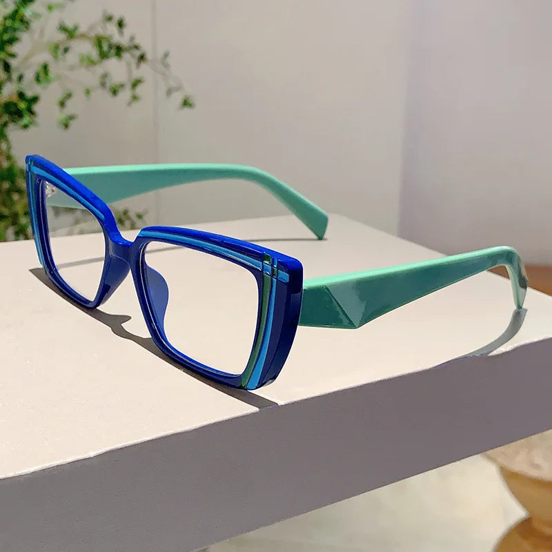 Vintage Anti Blue Light Optical Square Glasses Frame