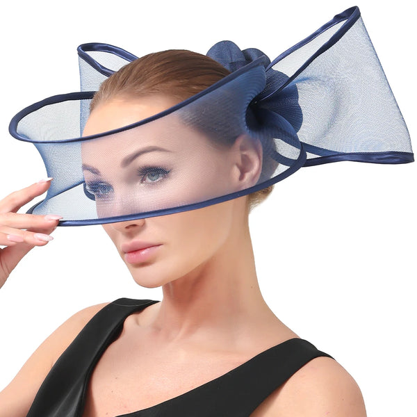 New Elegant Fascinator Wedding Pillbox Hat