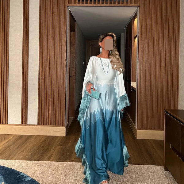 Tassel Gradient Abaya Luxury