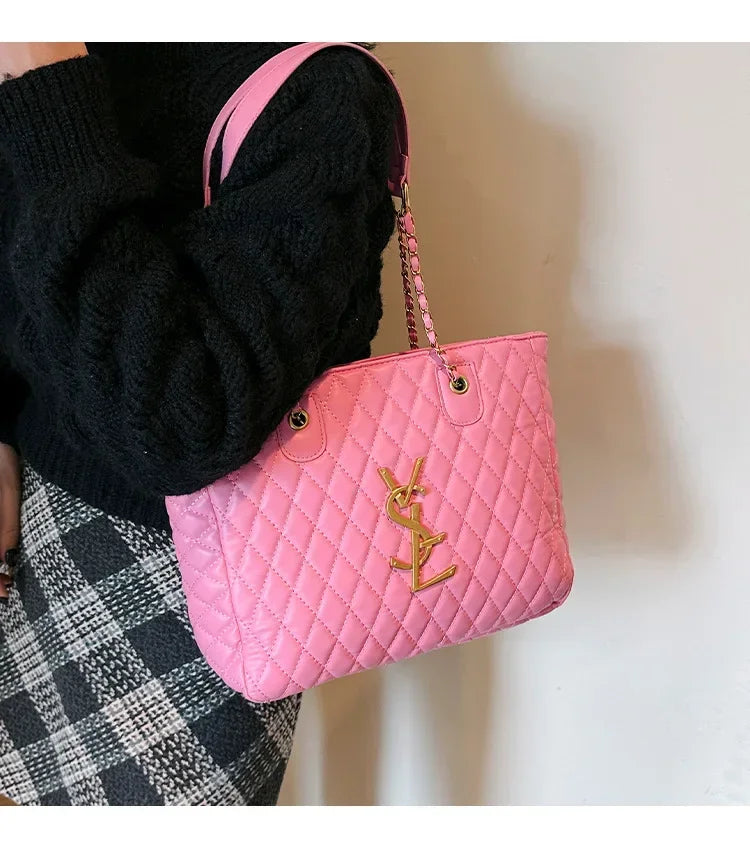 Elegant Designer Leather Tote Bag