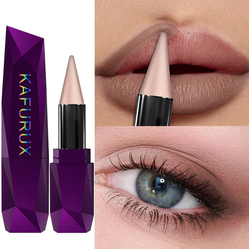 1pc Matte Non Fading Brown lipliner Pen Contour Tint Lipstick