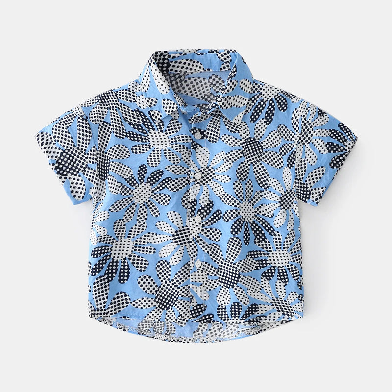 Beach Boys Shirts Toddler Cotton Tops Hawaii Style