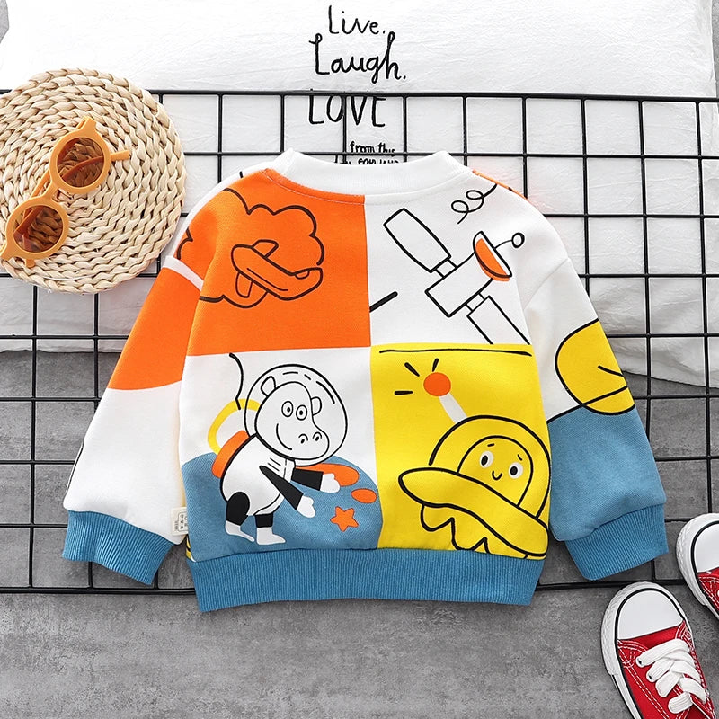 Baby Boys Girl Cartoon Cotton Casual T-Shirt Sportswear