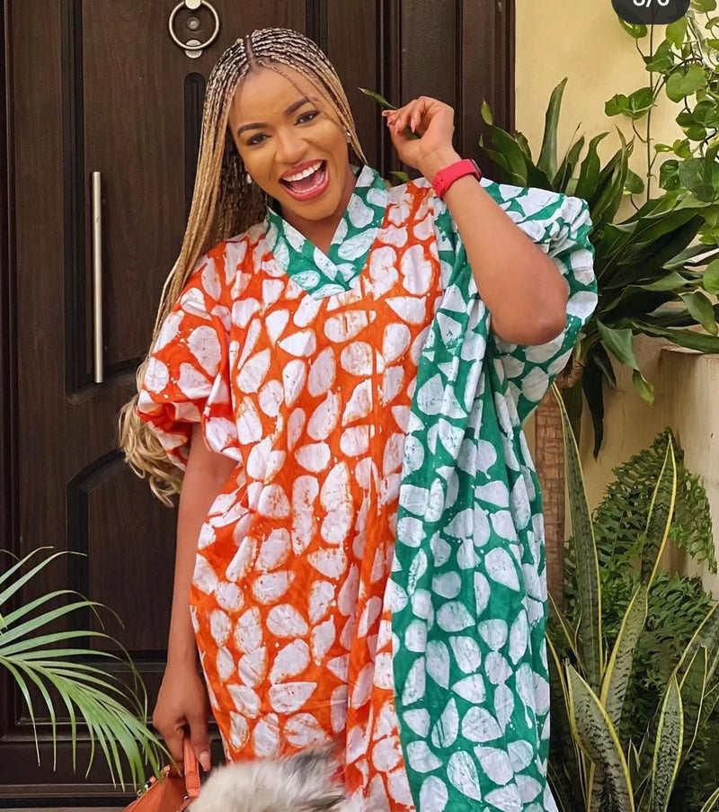 Dashiki Abaya Maxi Dress Boubou