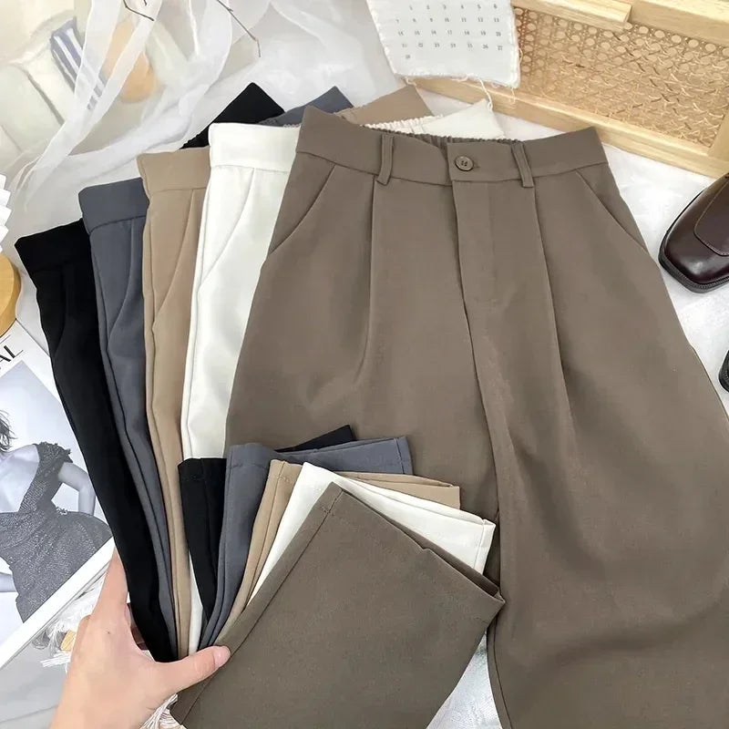 Fall Spring Black Haren Pants