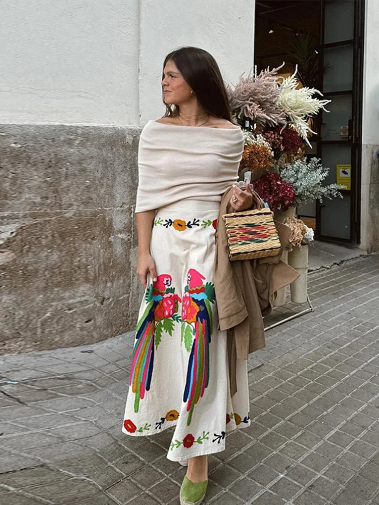 Chic Flying Sleeve Square Neck Sleeveless Set