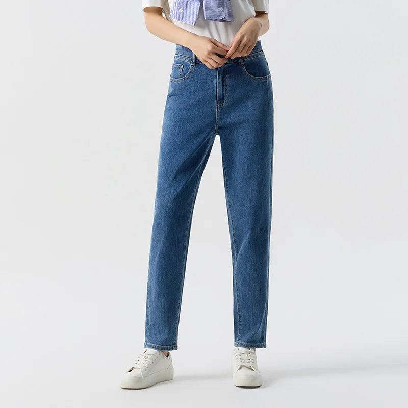 Semir Jeans Women Simple Tapered Trousers