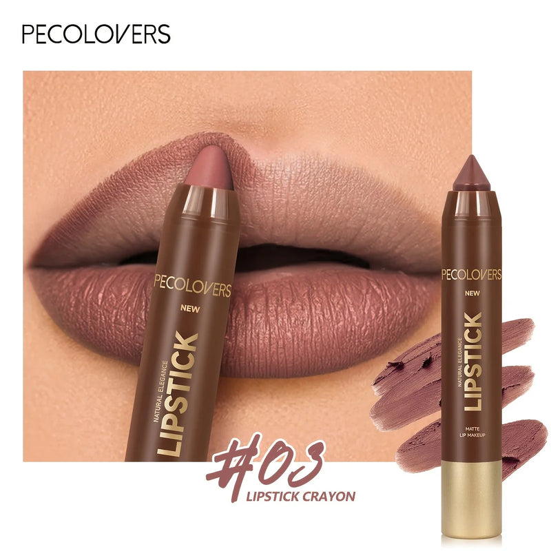 Velvet Contouring Lip Liner Crayon, Matte Tapered Gradient Lipstick Pen