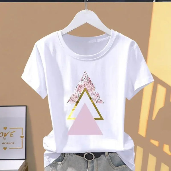 Casual Explosive Short Sleeve T-shirt