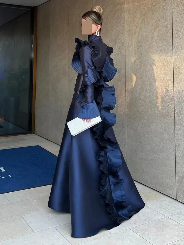 Beautiful Blue Long Sleeves Bespoke