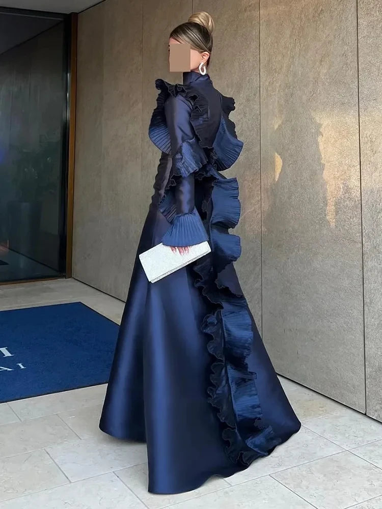 Beautiful Blue Long Sleeves Bespoke