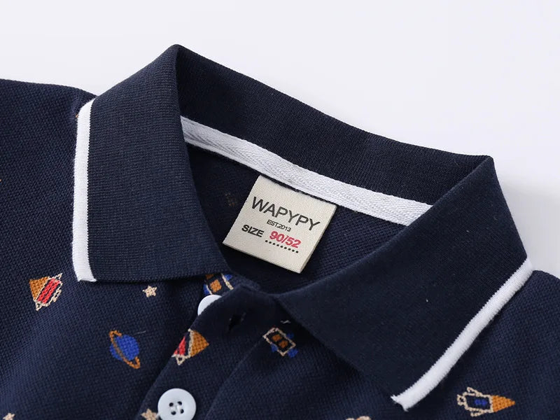 Polo Shirts Luxury Stand Collar Sport