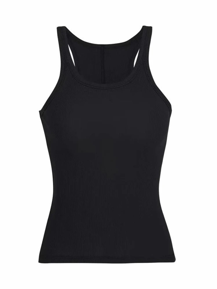 Basic Ribbed Knitted Tank Top