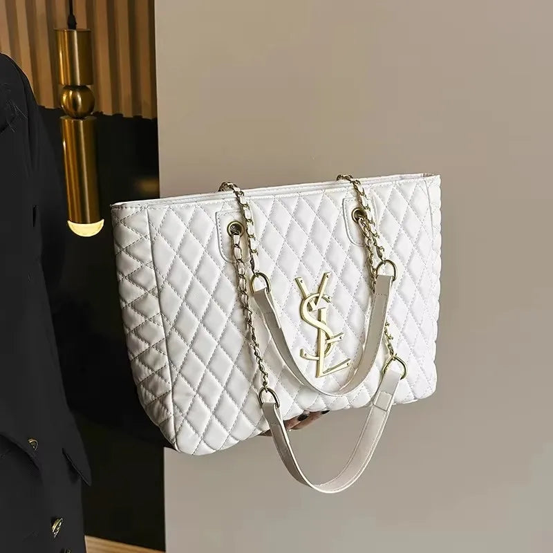 Elegant Designer Leather Tote Bag